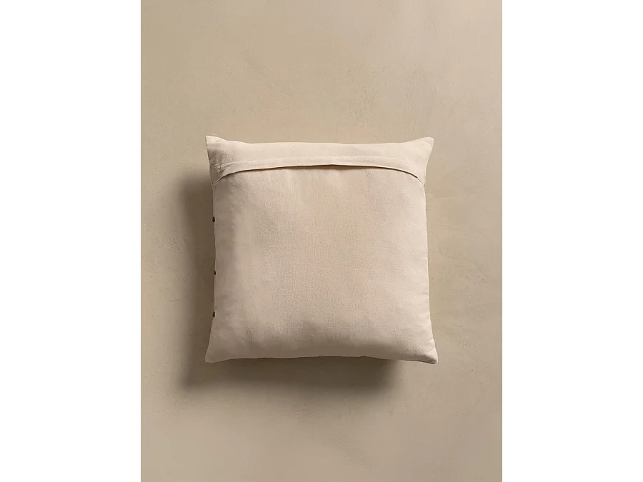 Coussin textile vert 45 cm x 45 cm-Naam