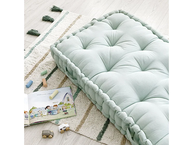 Pouf textile menthe 13 cm x 120 cm-Cosi