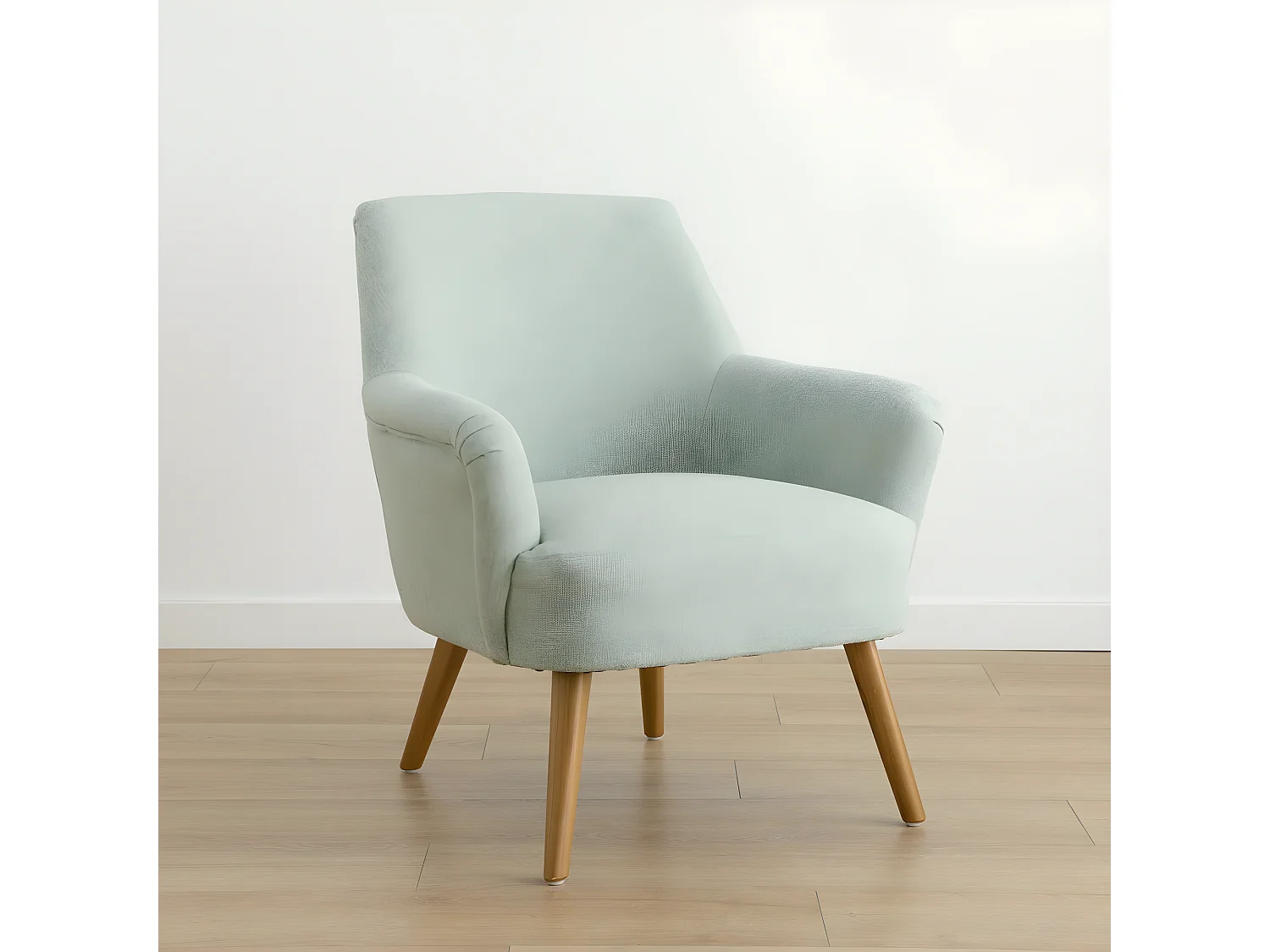 Fauteuil tapissé menthe 81 cm x 69 cm-Suis