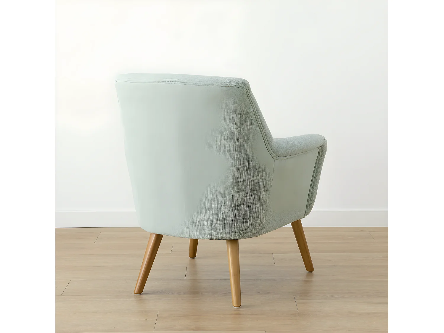 Fauteuil tapissé menthe 81 cm x 69 cm-Suis
