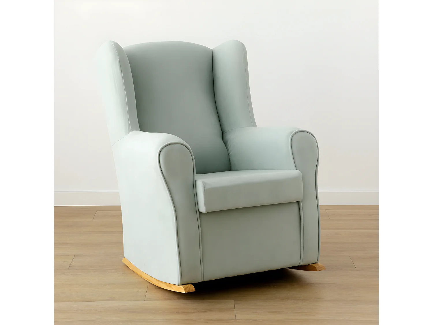 Fauteuil tapissé menthe 102 cm x 78 cm-Hilde