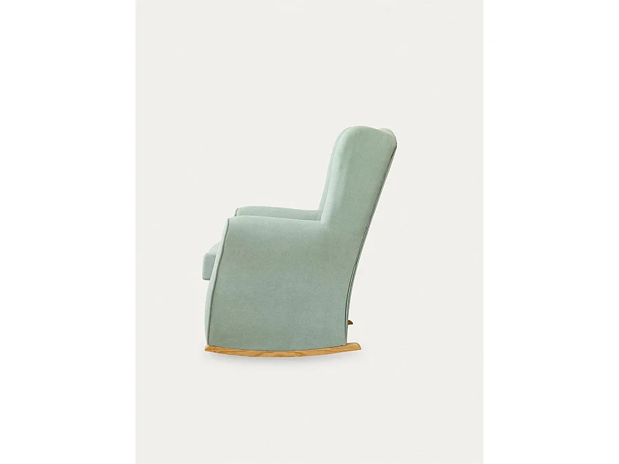 Fauteuil tapissé menthe 102 cm x 78 cm-Hilde
