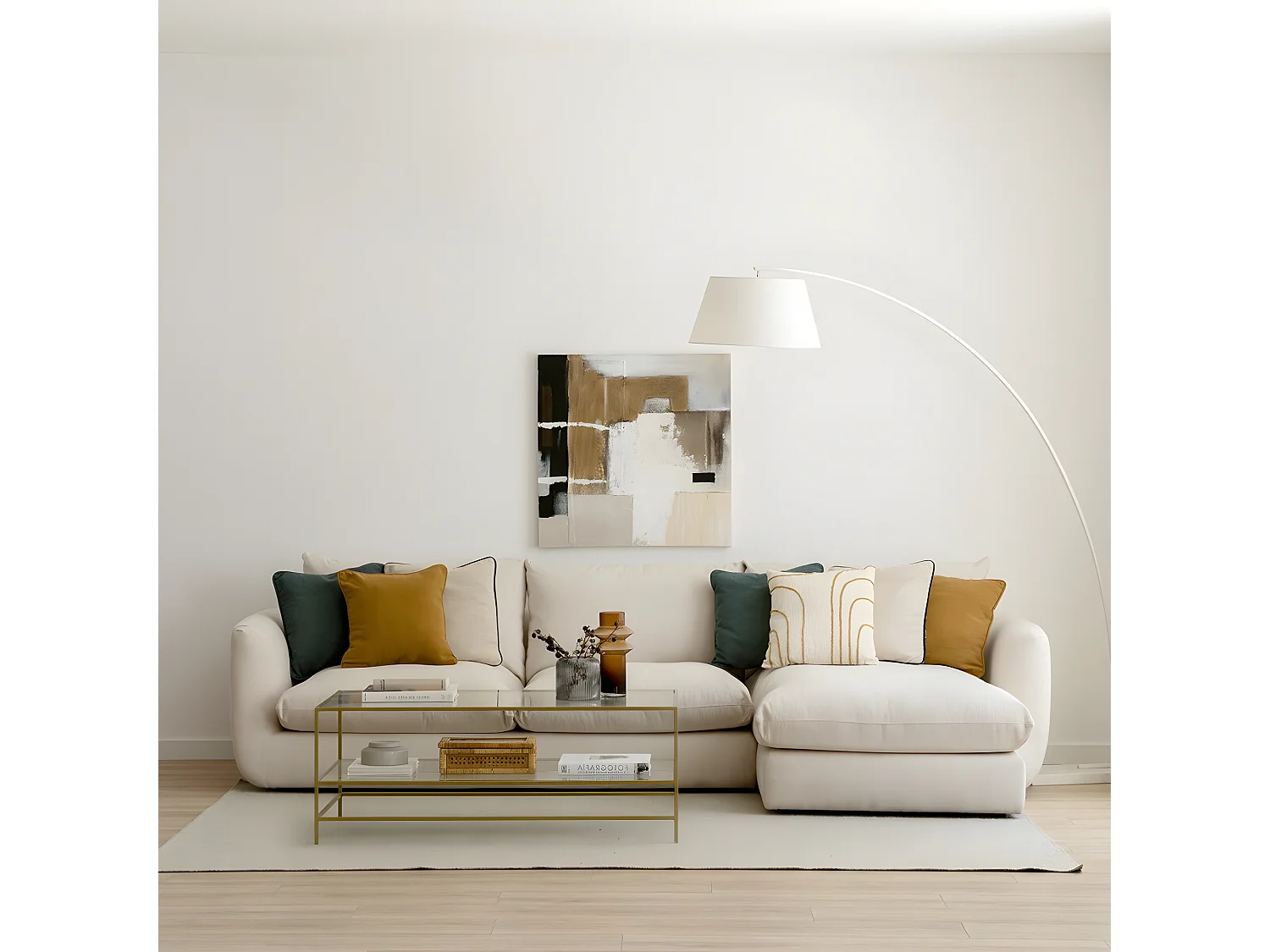 Sofa tapissé  84 cm x 309 cm-Cuzco