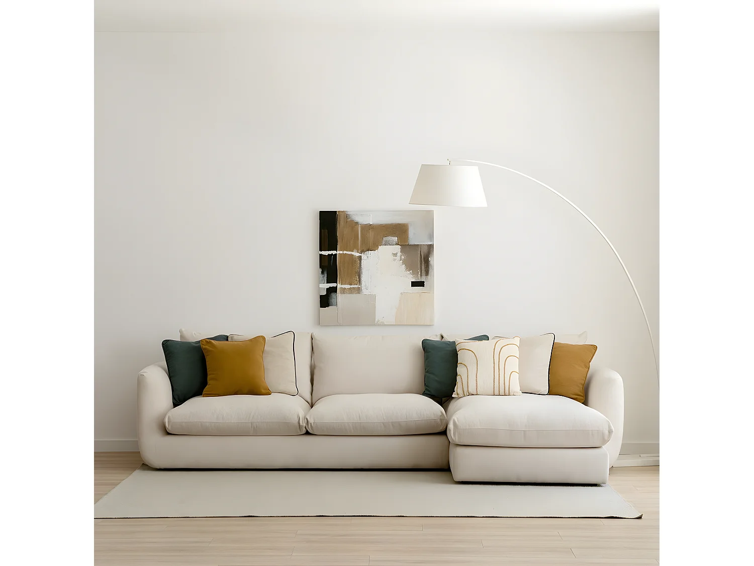 Sofa tapissé  84 cm x 309 cm-Cuzco