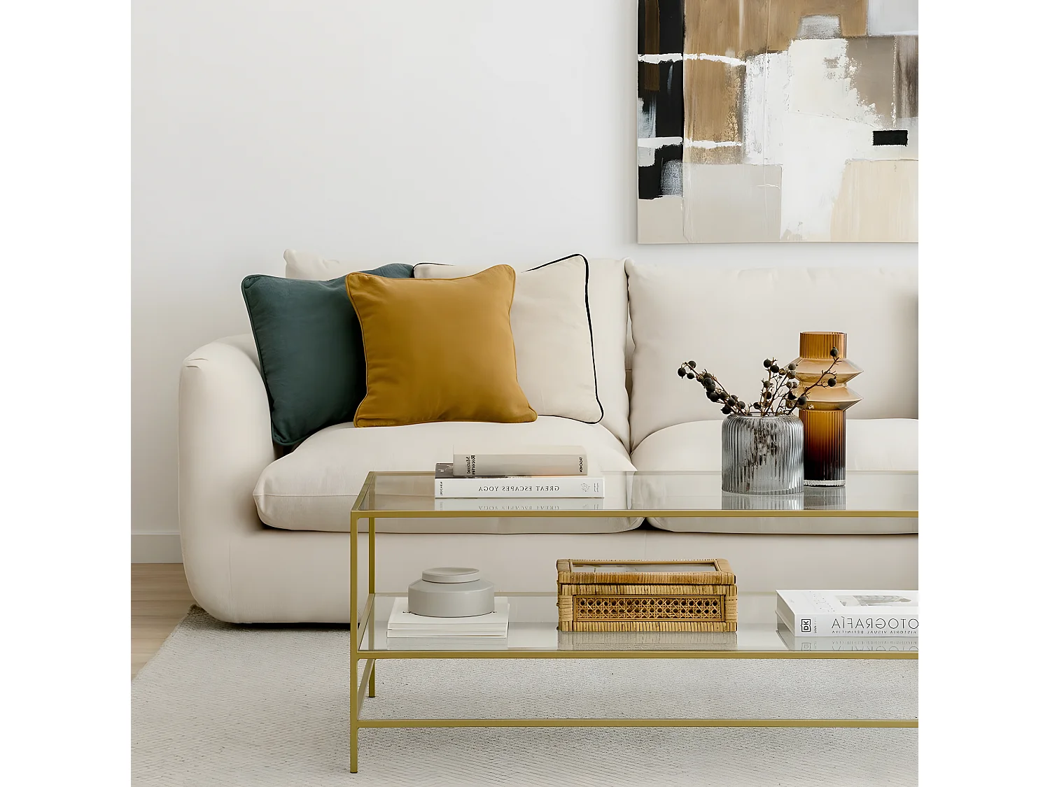 Sofa tapissé  84 cm x 309 cm-Cuzco