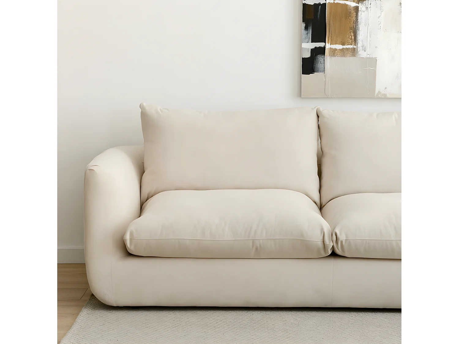 Sofa tapissé  84 cm x 309 cm-Cuzco