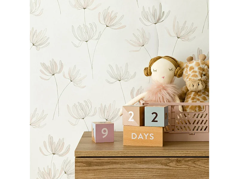 Papier peint textile  1005 cm x 53 cm-Sweet