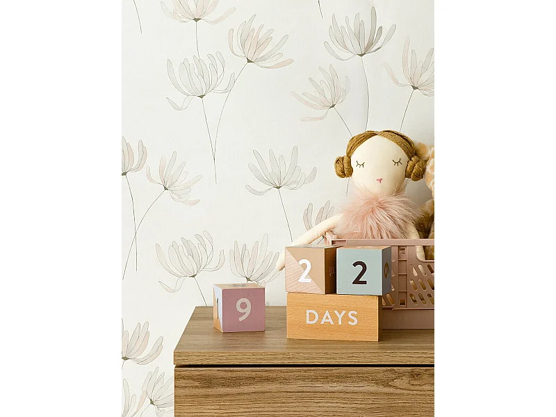 Papier peint textile  1005 cm x 53 cm-Sweet