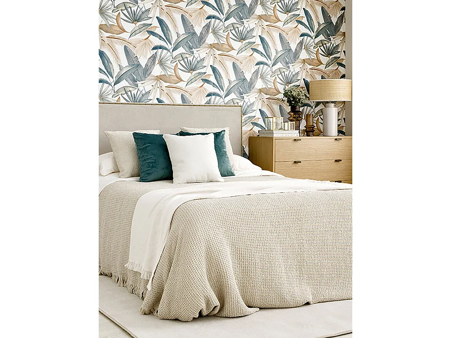 Papier peint textile  1005 cm x 53 cm-Cali