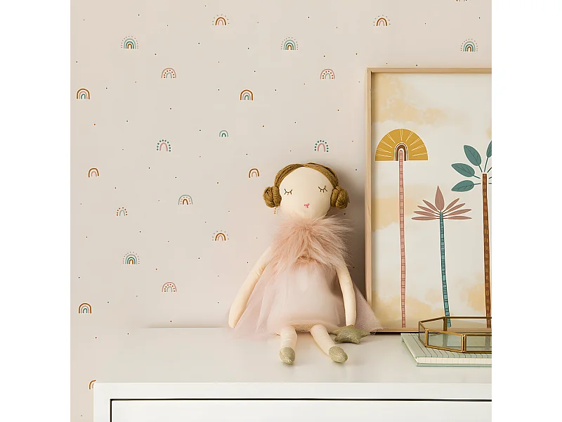 Papier peint textile  1005 cm x 53 cm-Arcoiris