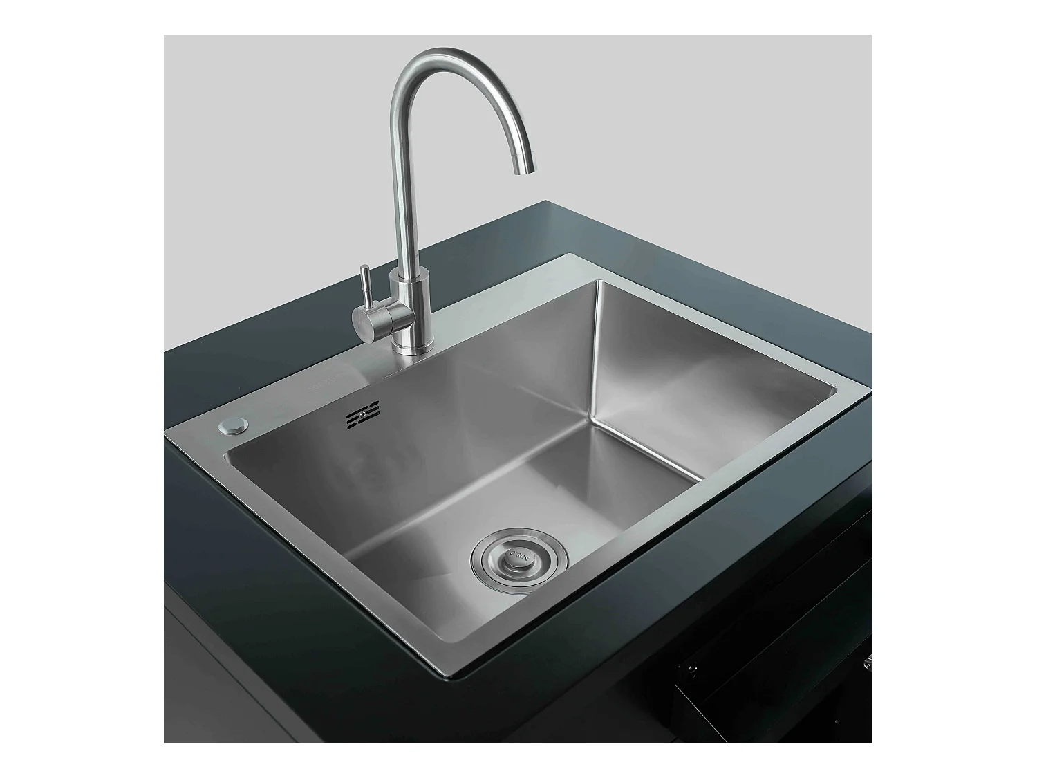 Cuisine d'extérieur 3 éléments avec évier