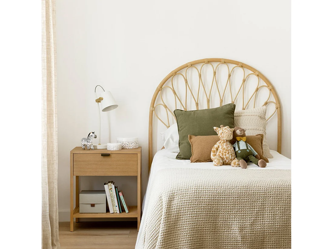 Tête de lit rotin  125 cm x 102 cm-Boe