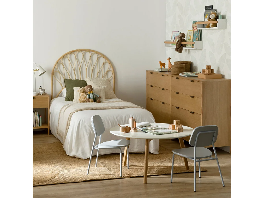 Tête de lit rotin  125 cm x 102 cm-Boe