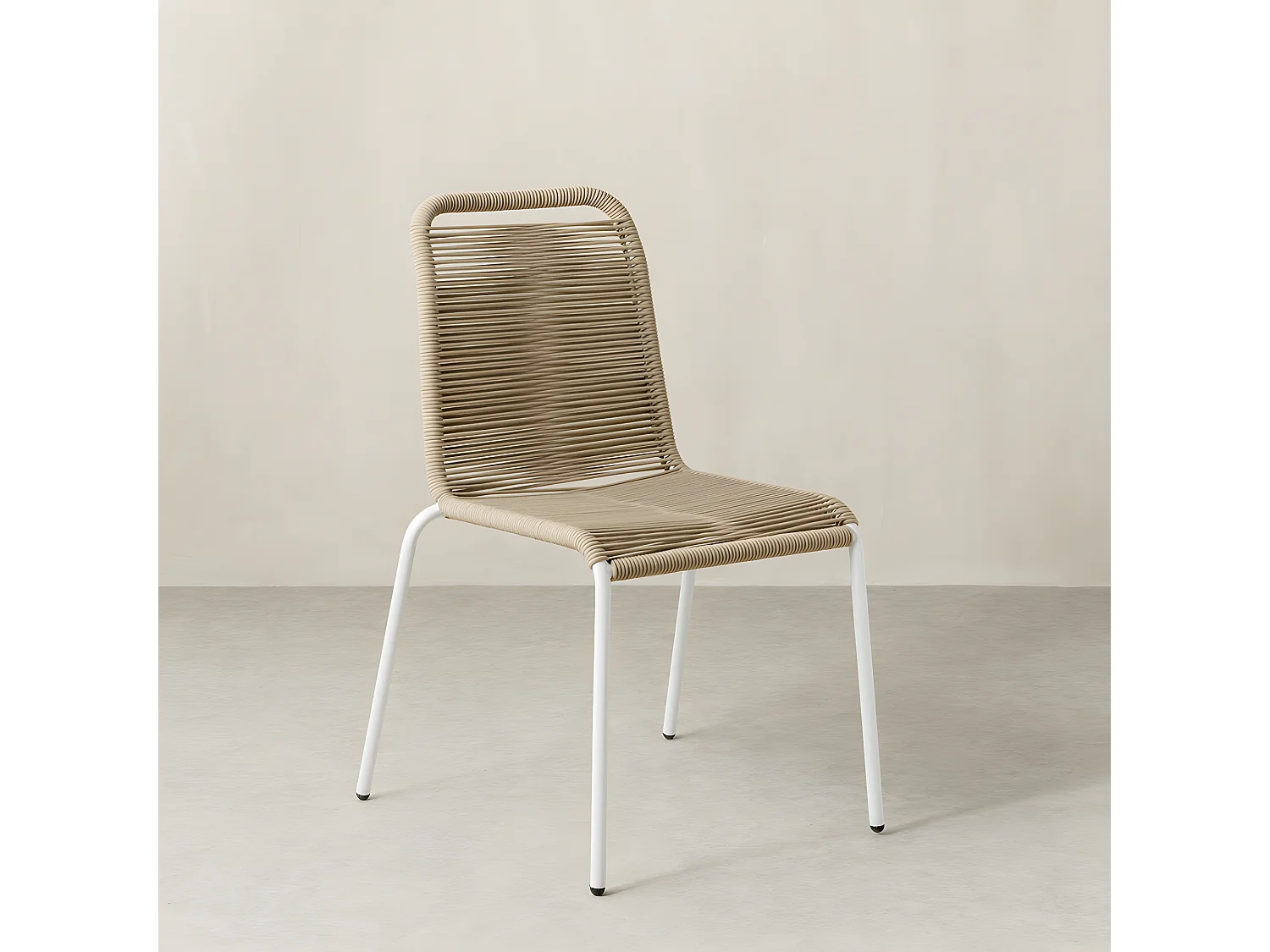 Chaise extérieur métal naturel 83 cm x 54 cm-Bowen