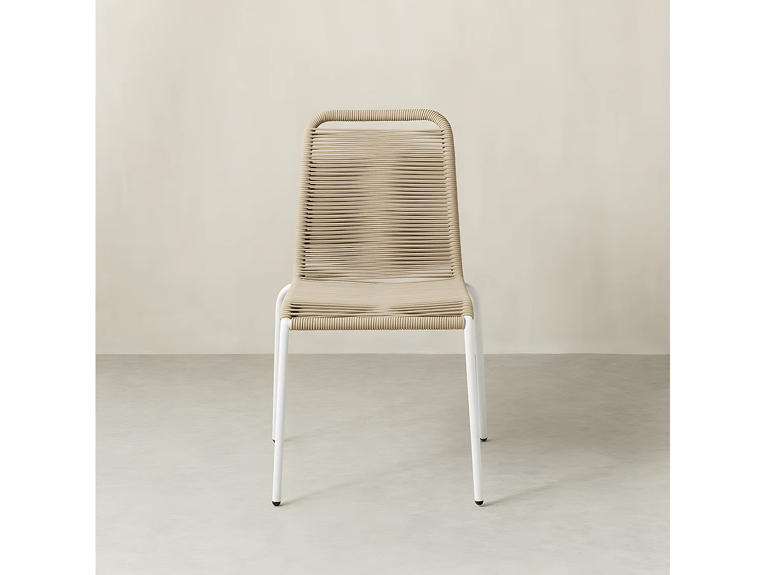 Chaise extérieur métal naturel 83 cm x 54 cm-Bowen