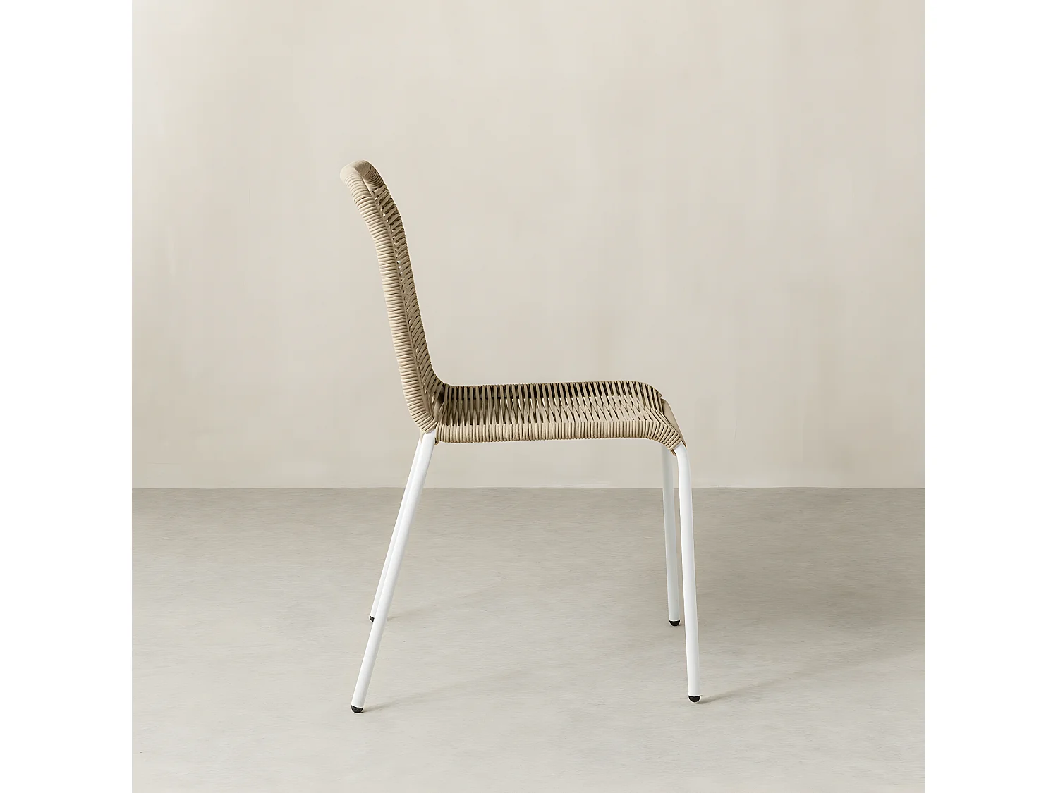 Chaise extérieur métal naturel 83 cm x 54 cm-Bowen