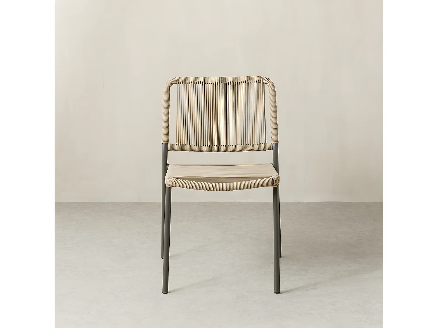 Chaise extérieur métal  78,5 cm x 49,5 cm-Jervis