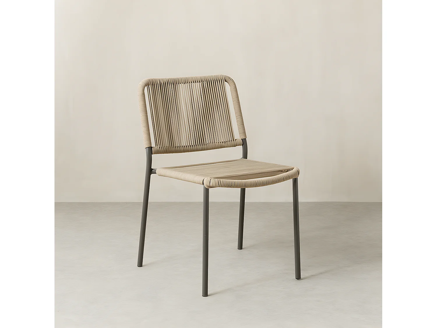 Chaise extérieur métal  78,5 cm x 49,5 cm-Jervis