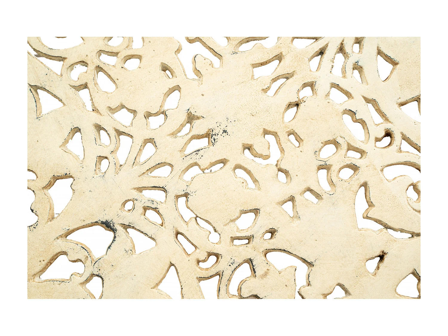 Table de jardin ronde en fonte 62x41cm – Table basse et fumante d'extérieur – Table d'appoint de jardin durable avec finition robuste