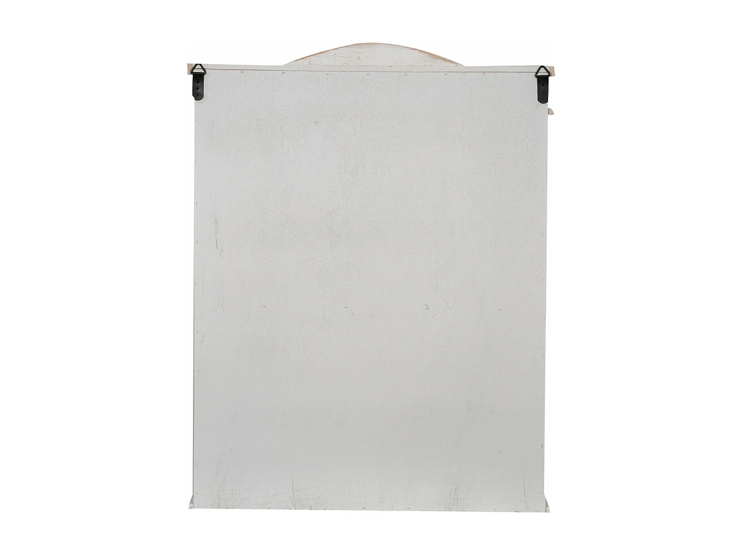 Caisson de cuisine 74X17X84 cm - 2 Portes - Blanc Antique - DOUCEUR- 1 meuble haut - Vitrine murale pour salle de bain et salon