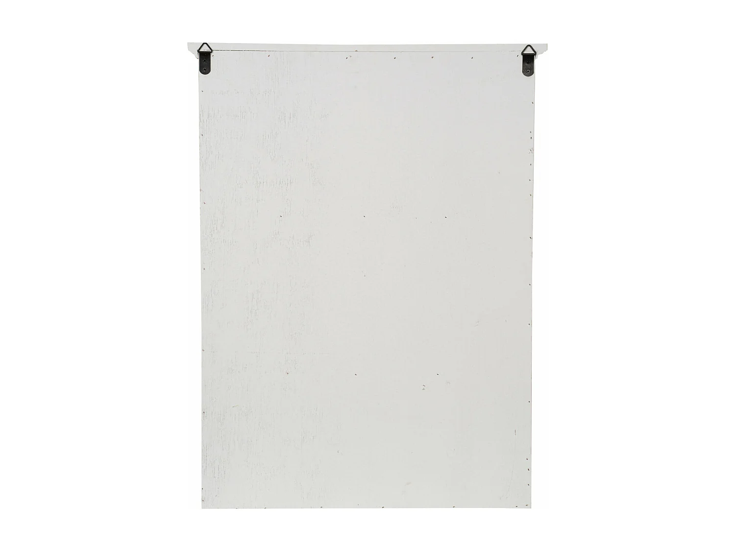 Caisson de cuisine 63x48x12 cm meuble haut - 3 étagères - 2 Portes Vitrées - Blanc Antique - HARMONIE - Meuble de salle de bain suspendu