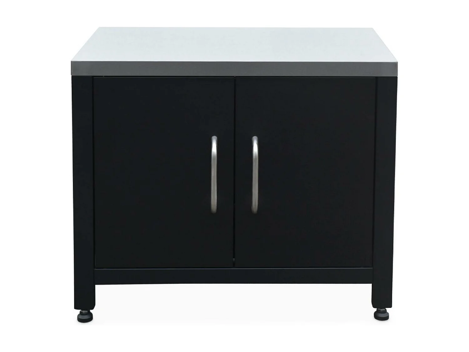 Cocina exterior de acero, 80cm negro