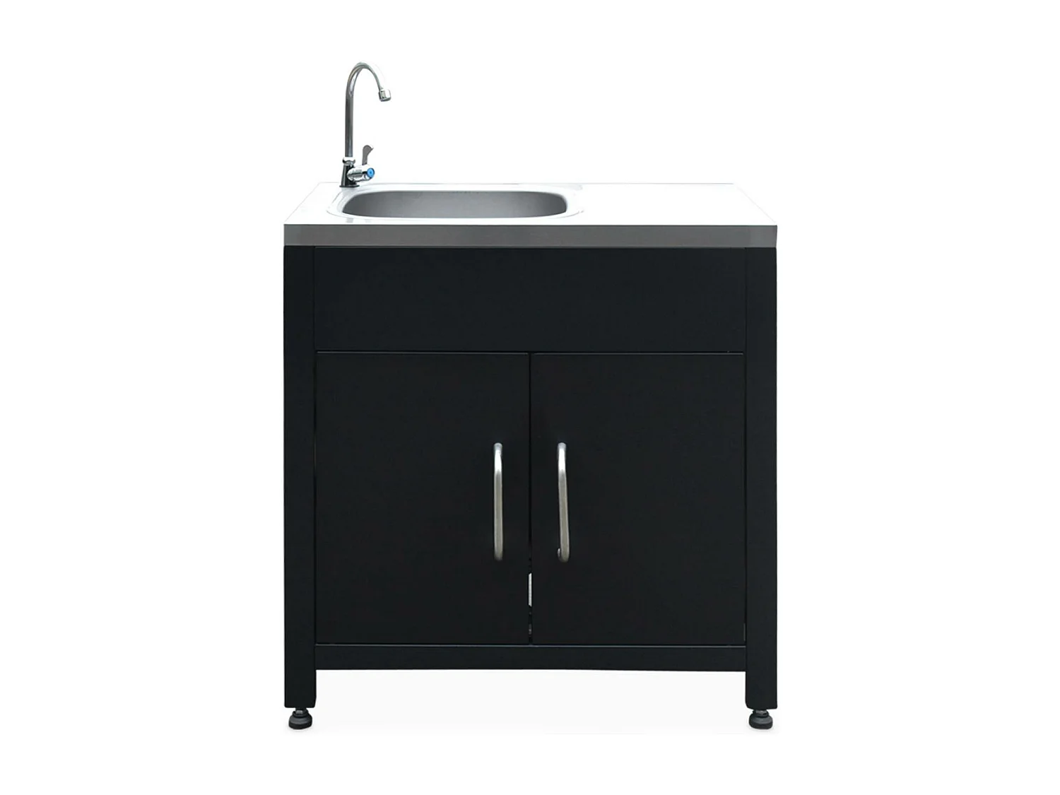 Cuisine extérieure 5 modules en acier inoxydable avec barbecue gaz 4 brûleurs