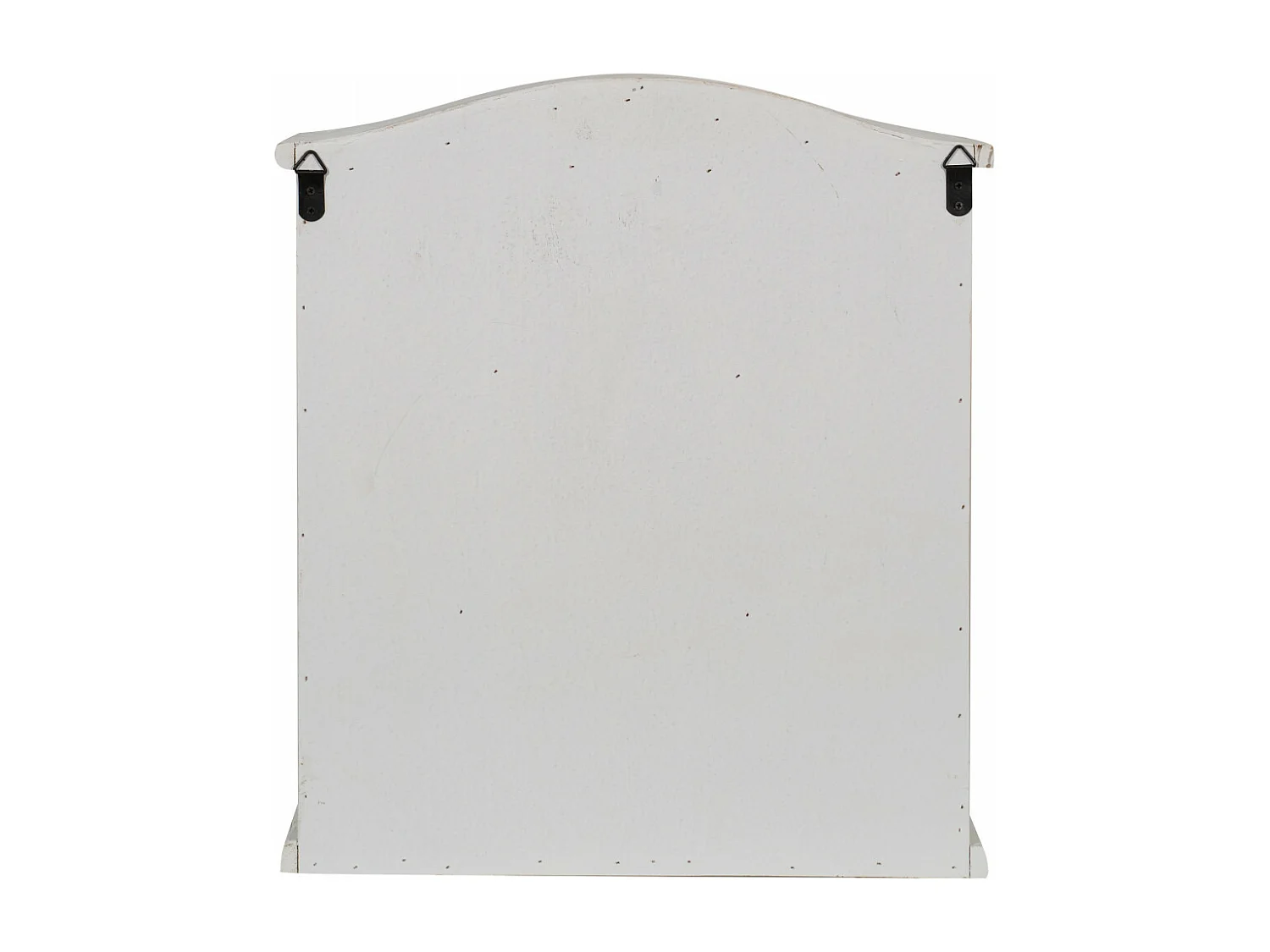 Caisson de cuisine 42x48x15 cm - 3 Etagères - 2 Portes Vitrées - Blanc Antique - SHABBY CHARME - 1 meuble haut - Vitrine murale pour salle de bain et salon