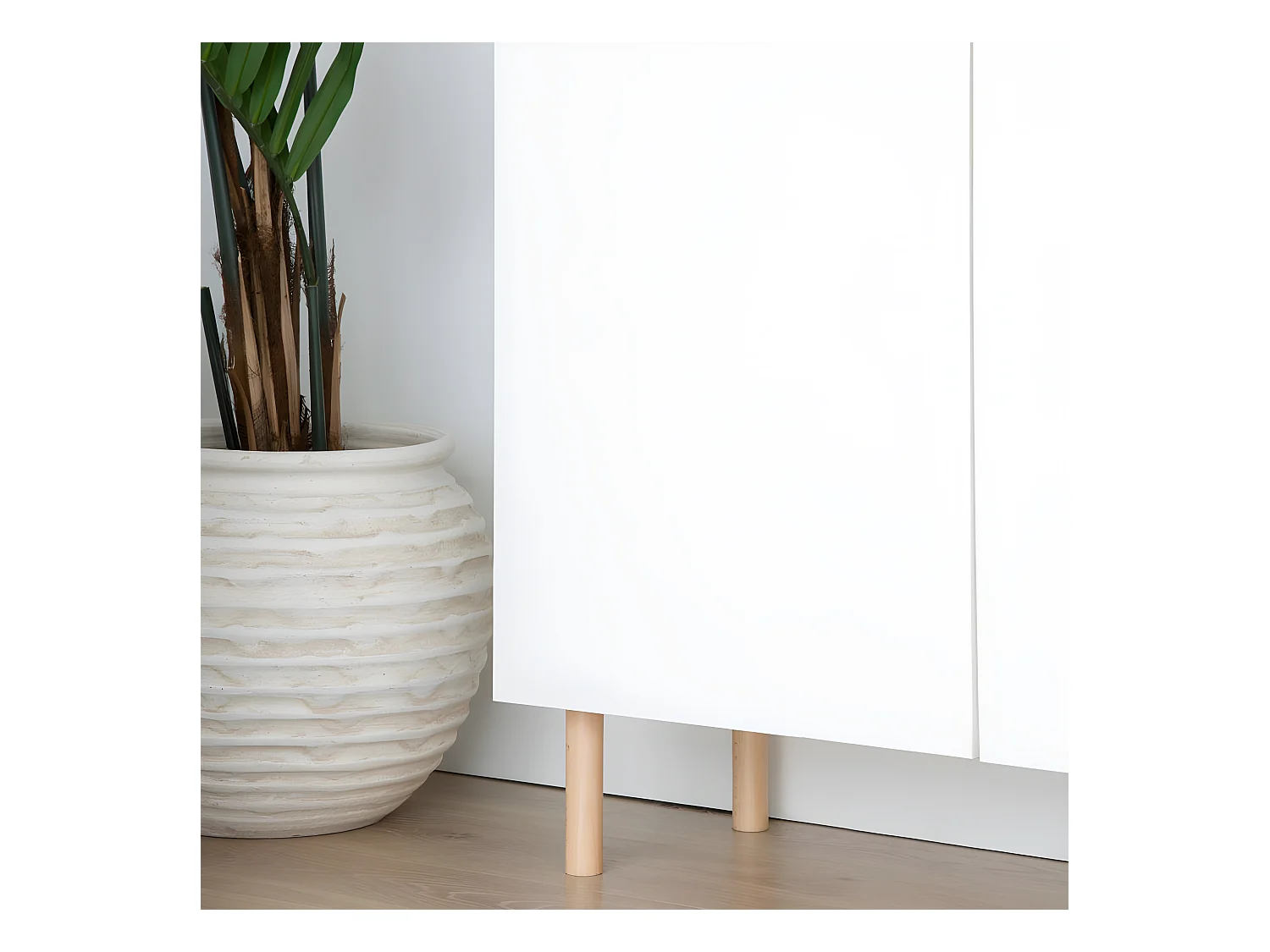 Vitrine en mdf naturel 100x141