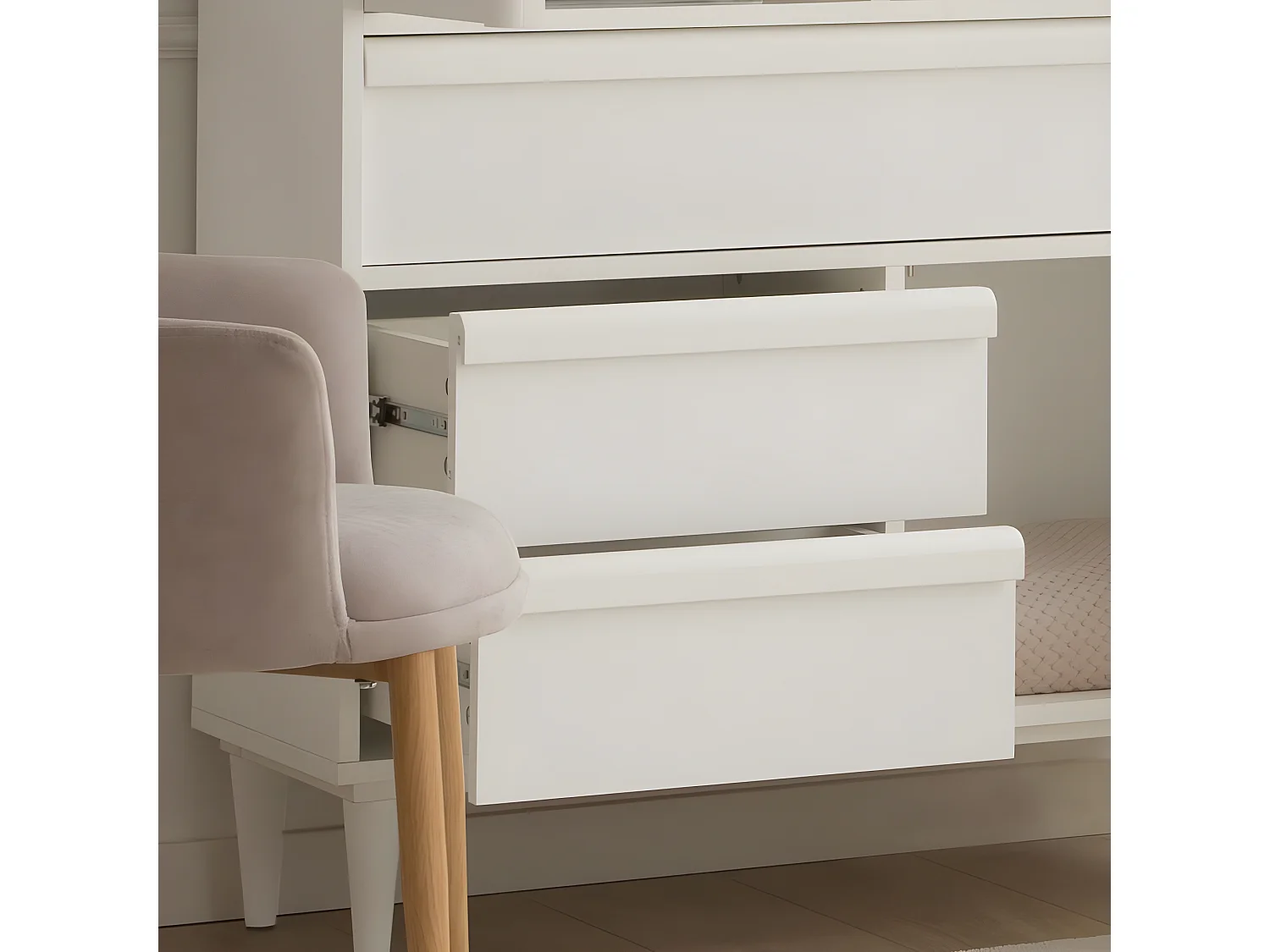 Vetrina pannello in mdf bianco 40x182