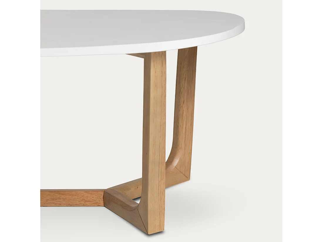 Table basse dm  40 cm x 120 cm-Oval