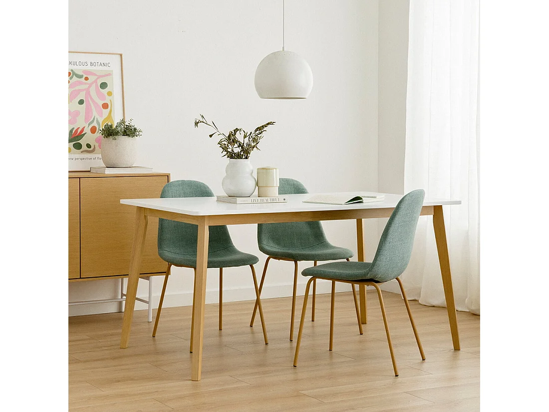 Table à manger dm  75 cm x 150 cm-Basic