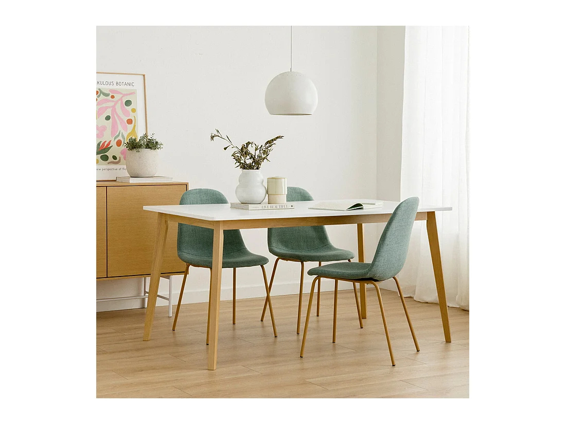 Table à manger dm  75 cm x 150 cm-Basic