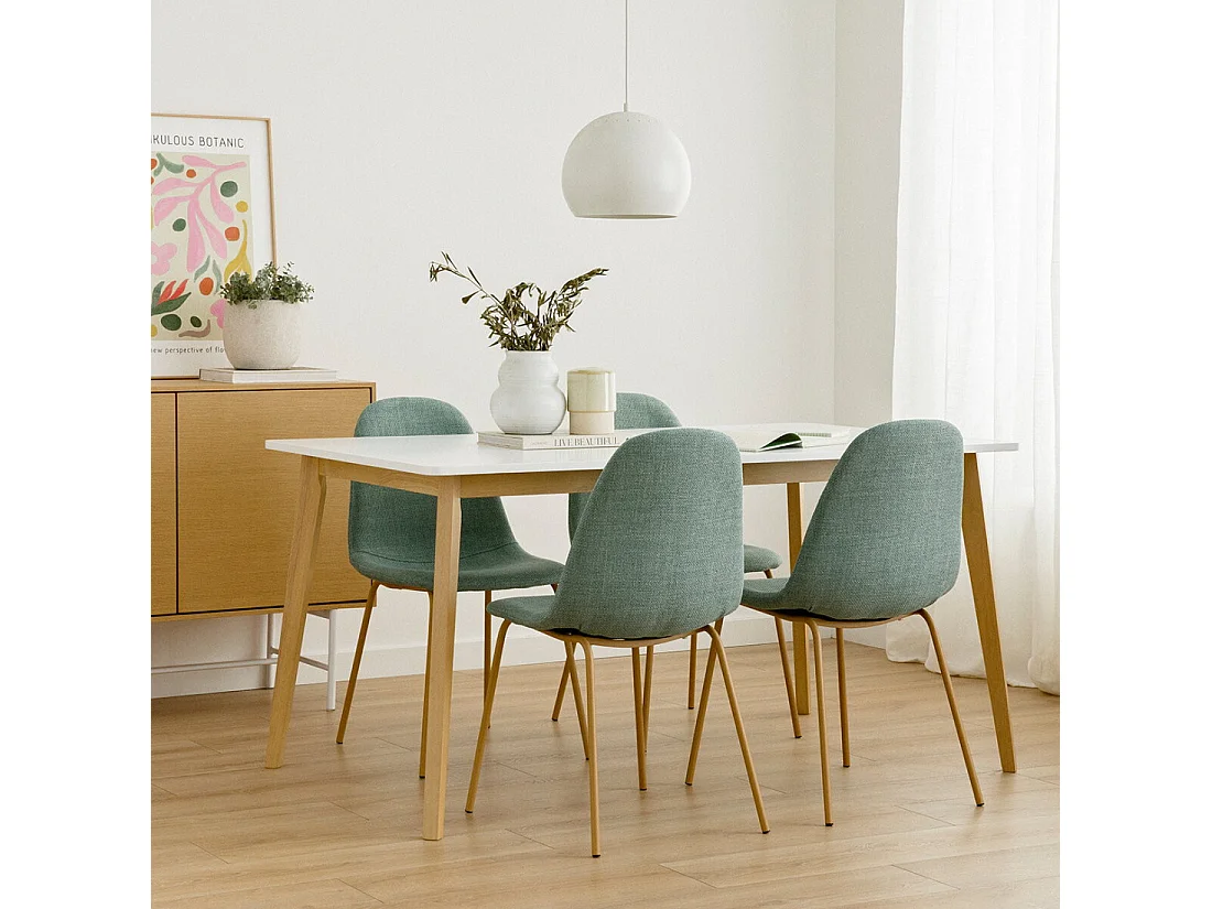 Table à manger dm  75 cm x 150 cm-Basic