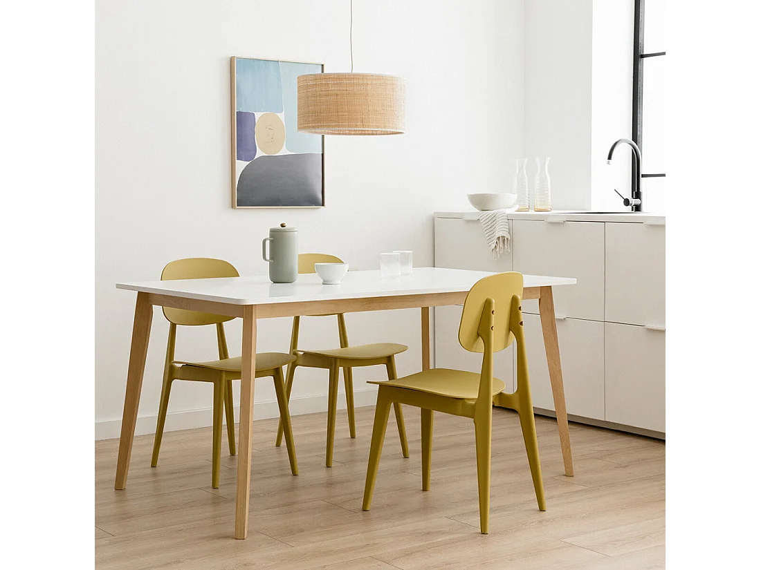 Table à manger dm  75 cm x 120 cm-Basic