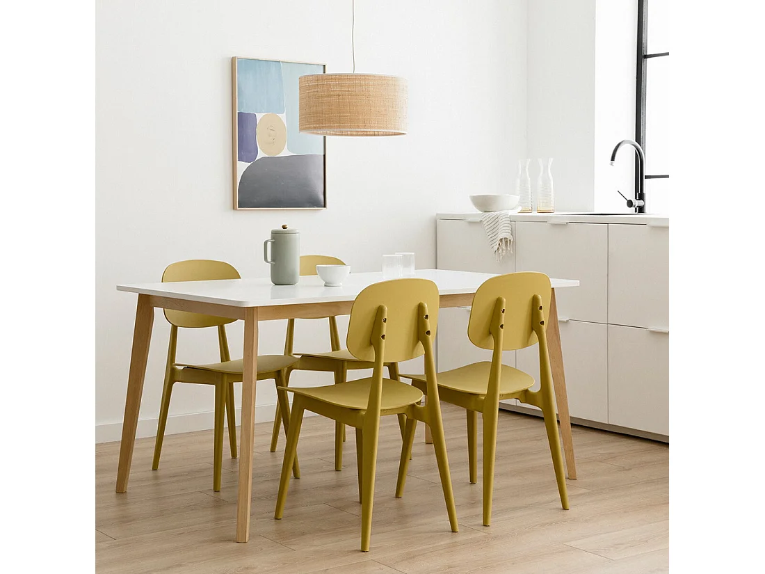 Table à manger dm  75 cm x 120 cm-Basic