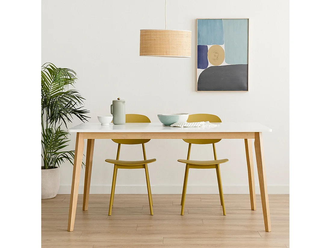 Table à manger dm  75 cm x 120 cm-Basic