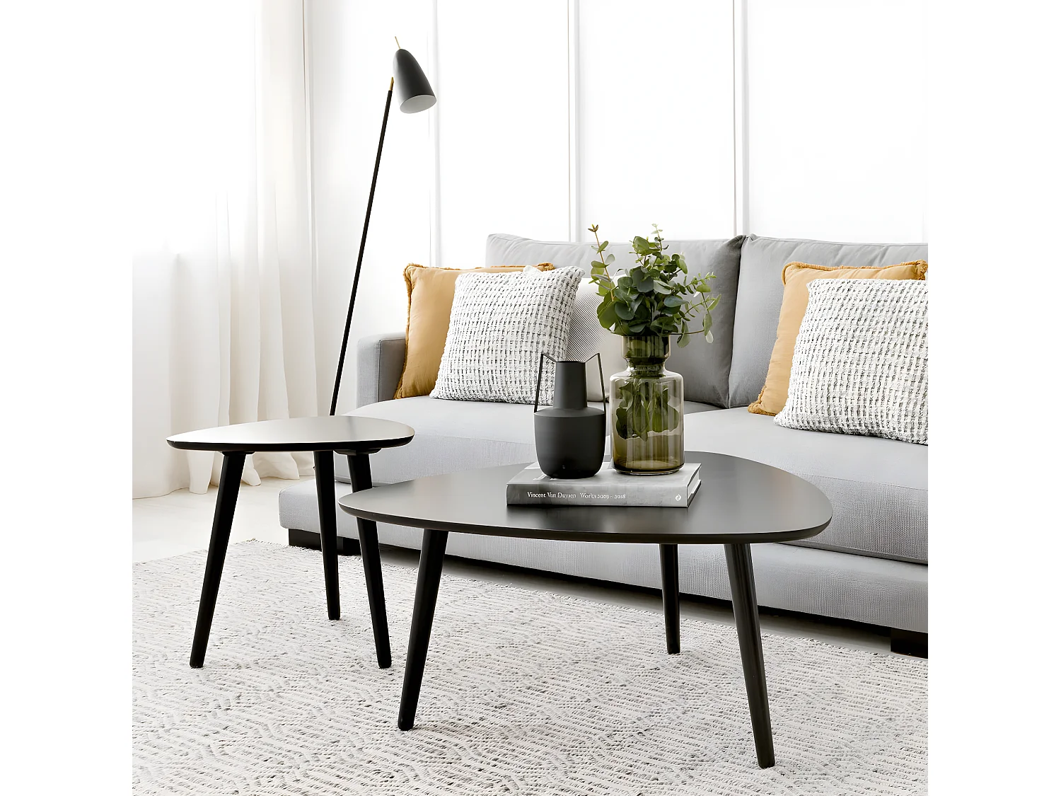 Table basse dm  40 cm x 85 cm-Onoh