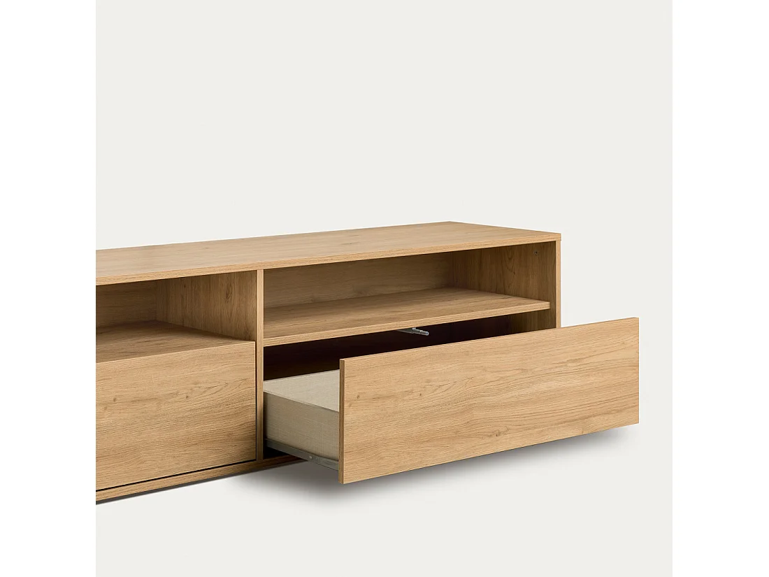 Meuble TV mélamine  43,6 cm x 180 cm-Hegas