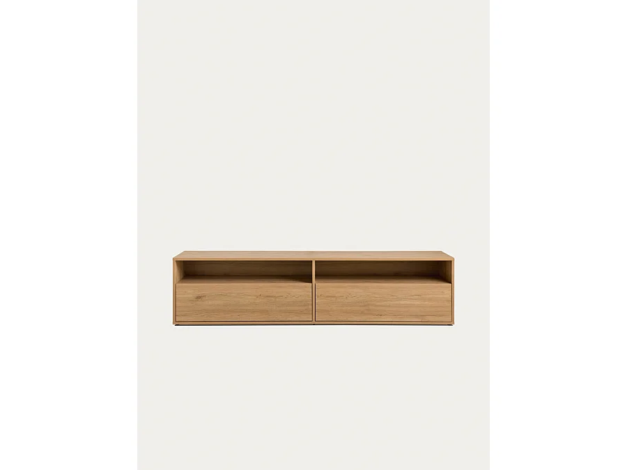 Meuble TV mélamine  43,6 cm x 180 cm-Hegas
