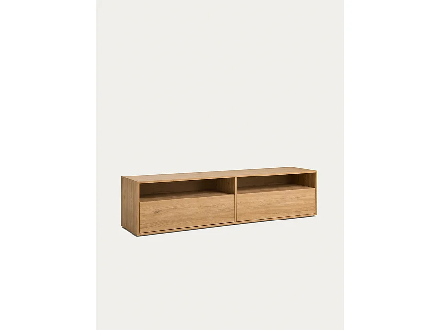 Meuble TV mélamine  43,6 cm x 180 cm-Hegas