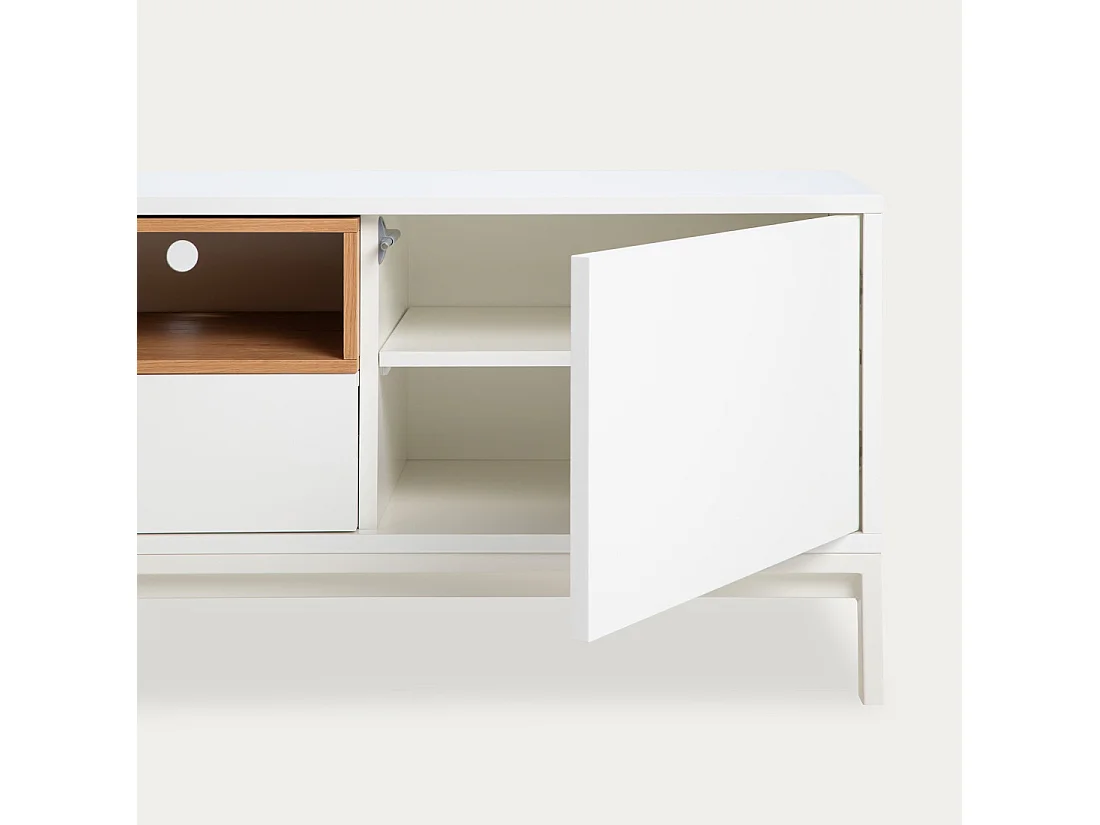 Meuble TV bois  50 cm x 150 cm-Hub