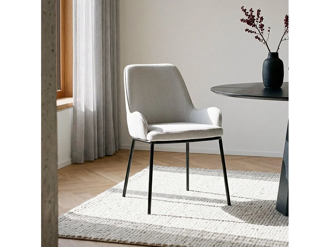 Packs 2 sillas Gris 55 x 84 cm