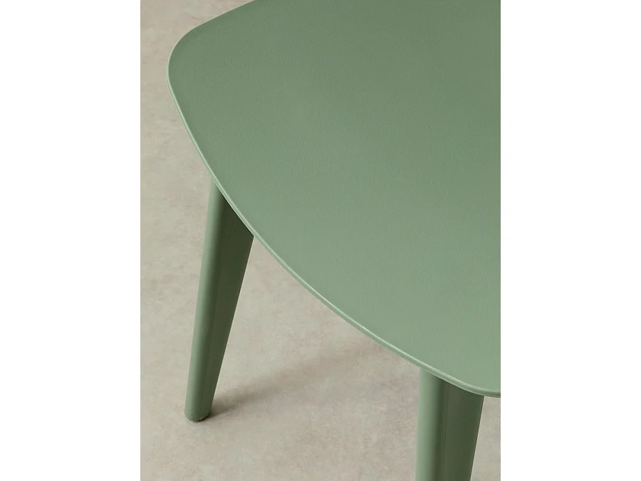 Chaise polipropylène vert 82,5 cm x 43 cm-Helm