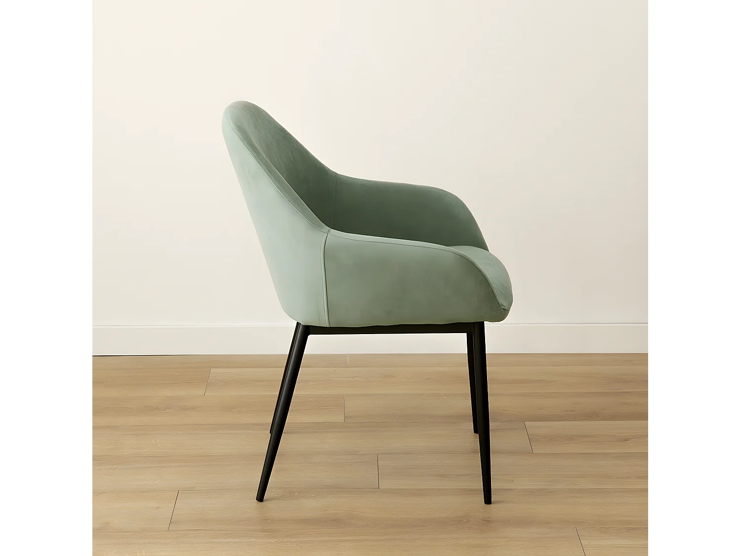 Chaise tapissé menthe 83 cm x 57 cm-Vega