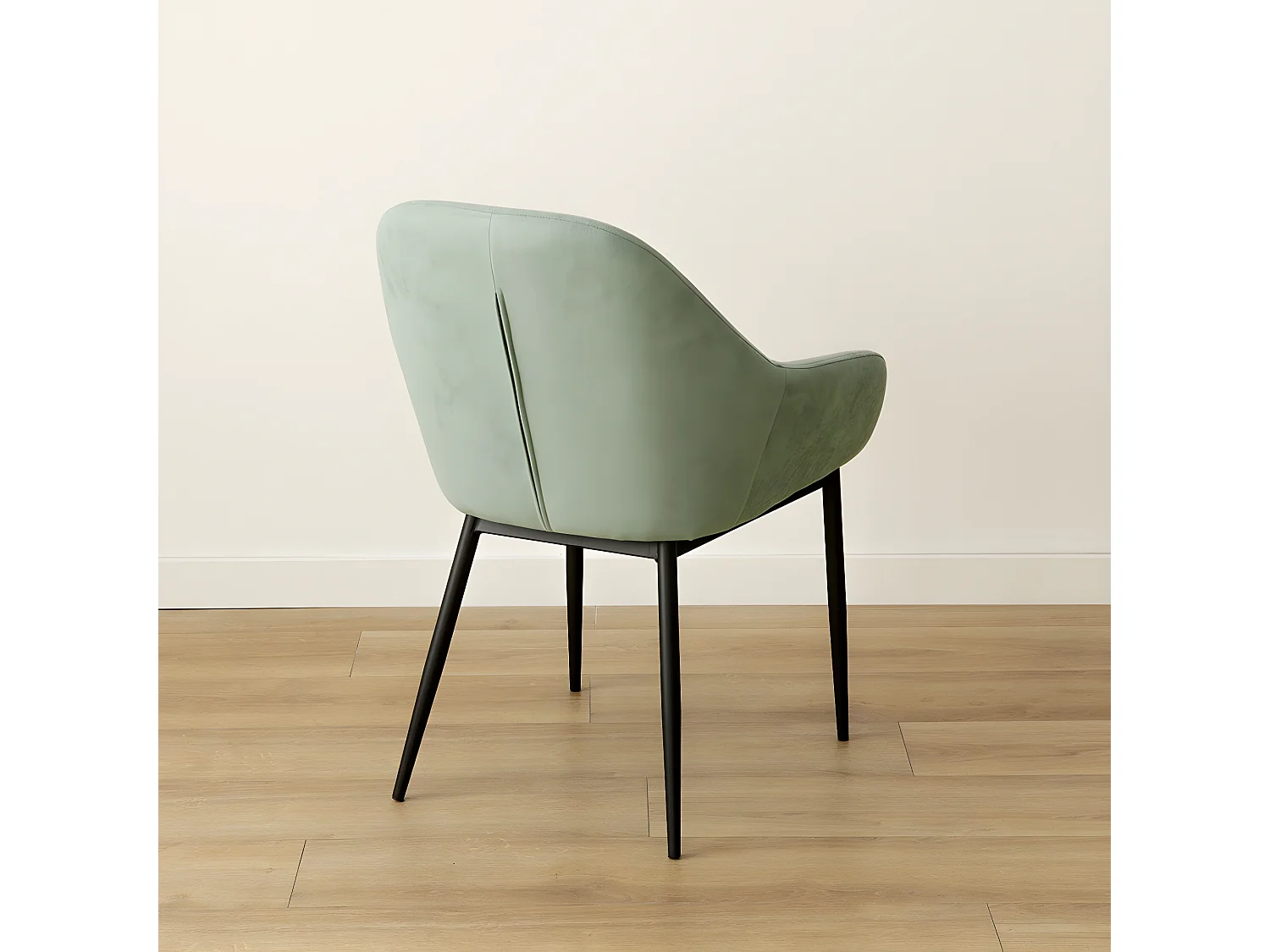 Chaise tapissé menthe 83 cm x 57 cm-Vega