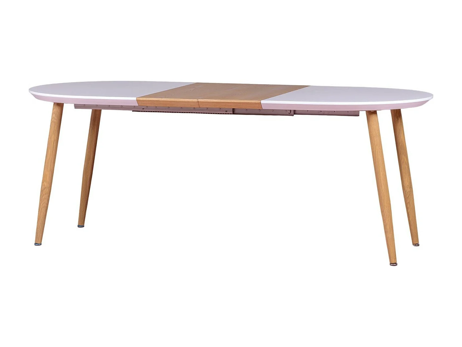 Scandinavische stijl uitschuifbare eettafel (140-205cm) - Goteborg - Wit