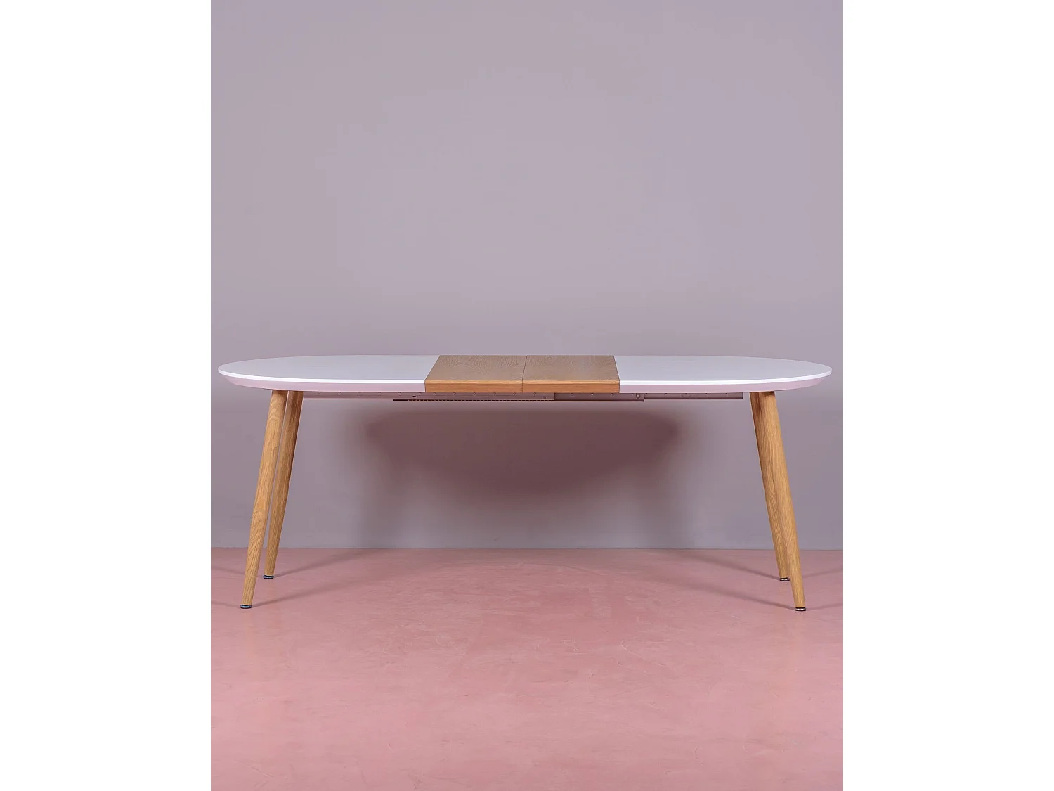 Scandinavische stijl uitschuifbare eettafel (140-205cm) - Goteborg - Wit