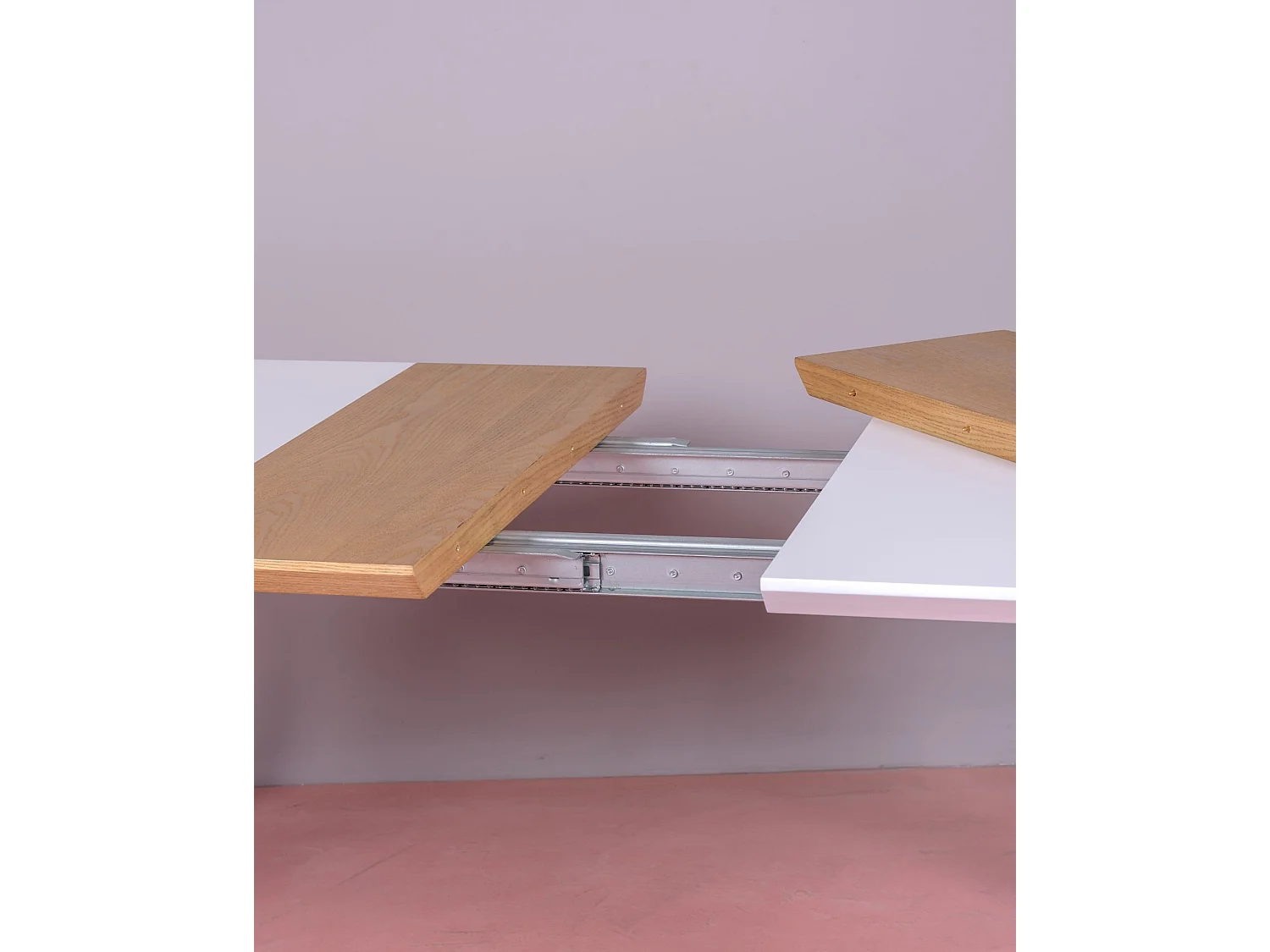 Scandinavische stijl uitschuifbare eettafel (140-205cm) - Goteborg - Wit