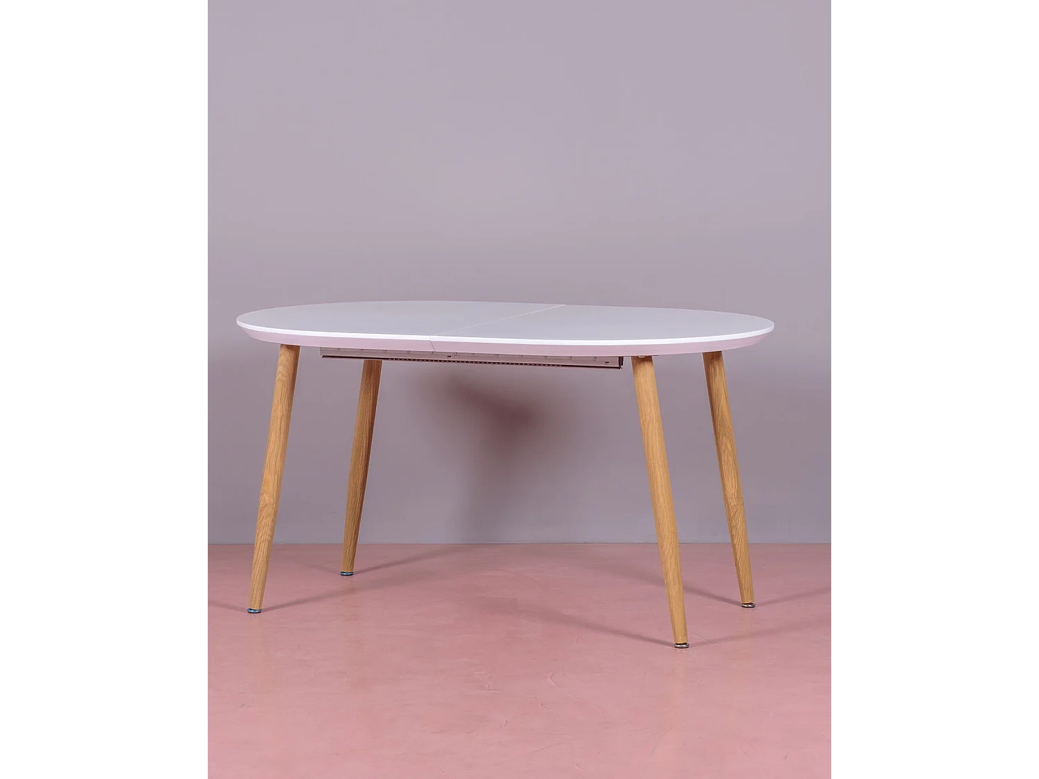 Scandinavische stijl uitschuifbare eettafel (140-205cm) - Goteborg - Wit